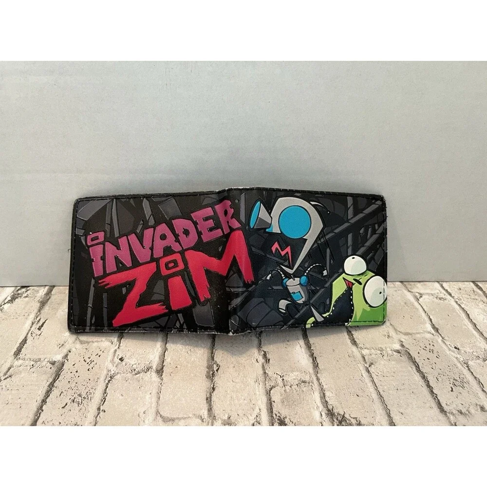 NICKELODEON INVADER ZIM BIFOLD WALLET GIR & ZIM WALLET RARE